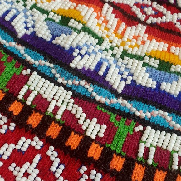 Andean Chullo Hat Handcrafted, Estrella de los Andes, Gift Ideas - Picture 2 of 3